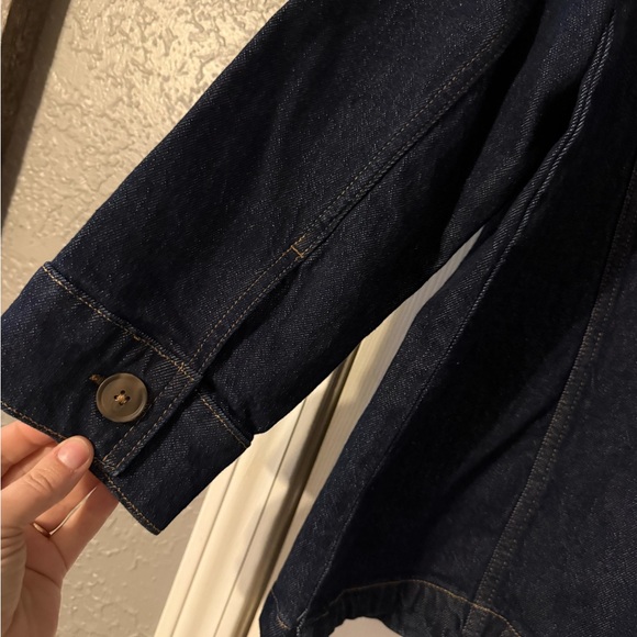 Heavy Denim Button-Up Jacket - Picture 5 of 5